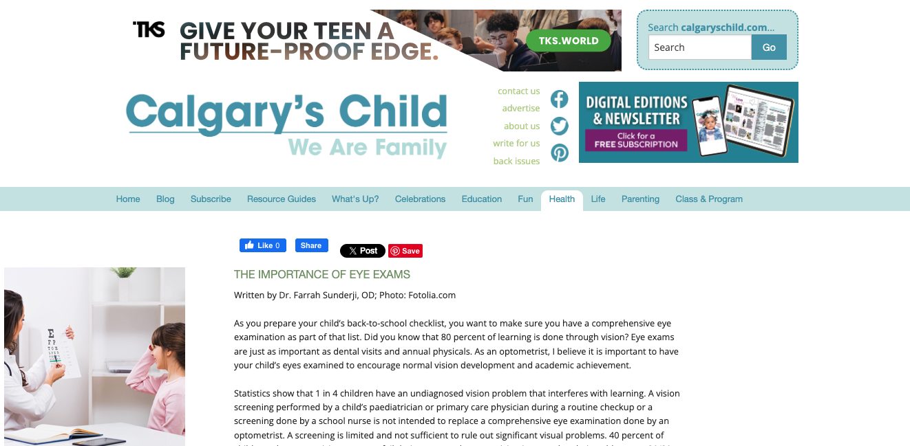 as published in calgarys child magazine