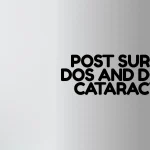 cataract management aftercare